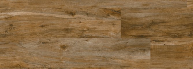 deZIGN Series 540 Wood Pecan rigid vinyl décor sample