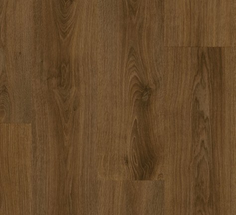 Pergo Glomma Pad Pro Dark Temper Oak rigid vinyl décor sample