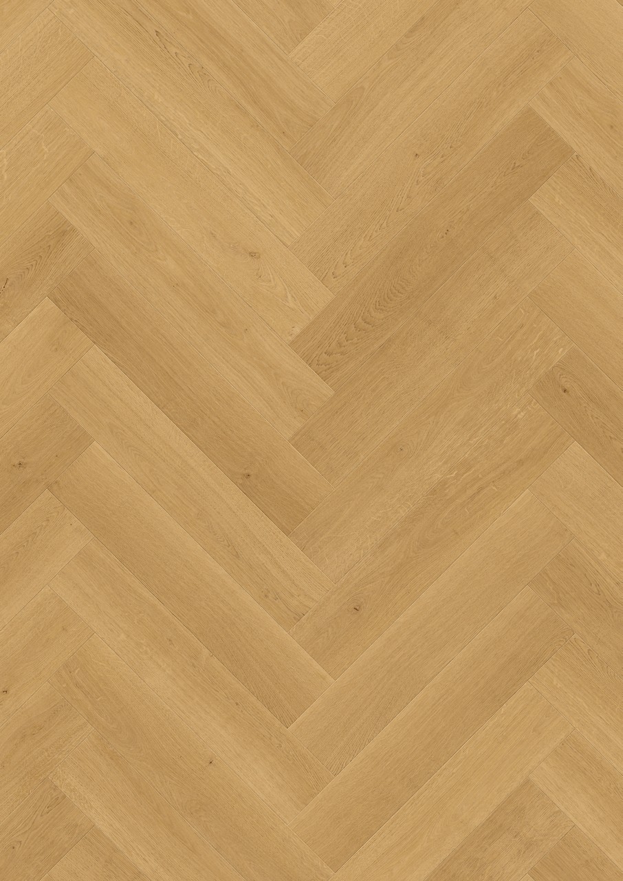 Pergo Kungshamn Herringbone Heritage Oak laminate décor sample