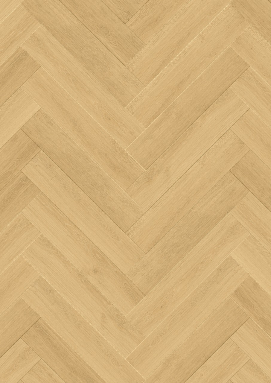 Pergo Kungshamn Herringbone Silk Oak laminate décor sample